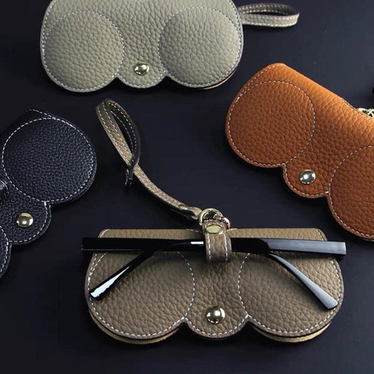 ✨HOT SALE ✨Soft Leather Sunglasses Bag👓️