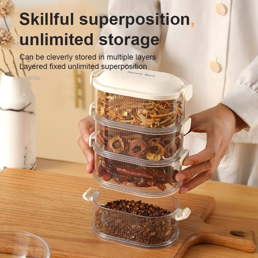🔥Multi-layer Seasoning Storage Box