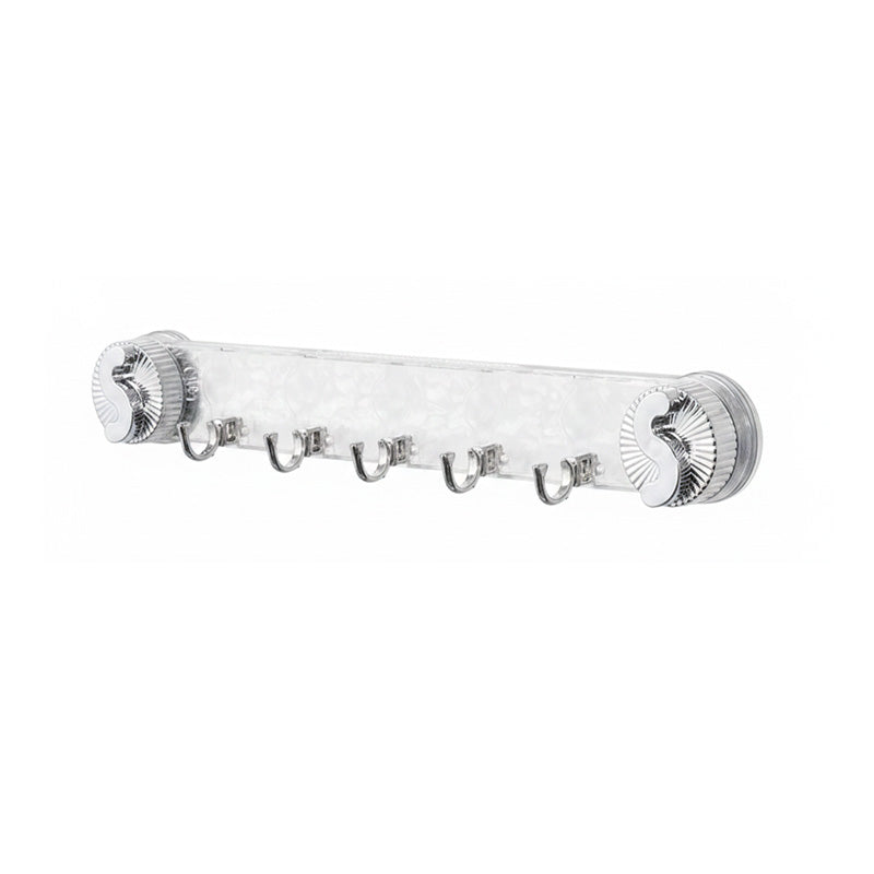 🧲 BUY 3 GET 1 FREE! Minimalist Suction Cup Hook Rail – No drilling, rust-proof & strong hold🚪
