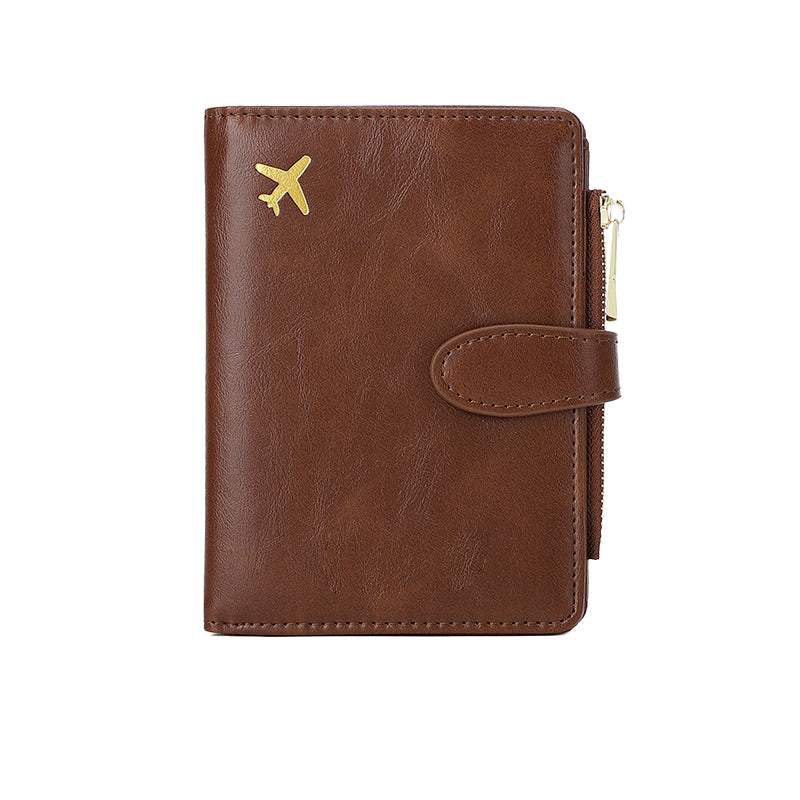 Multi-functional RFID Blocking Travel Passport Wallet