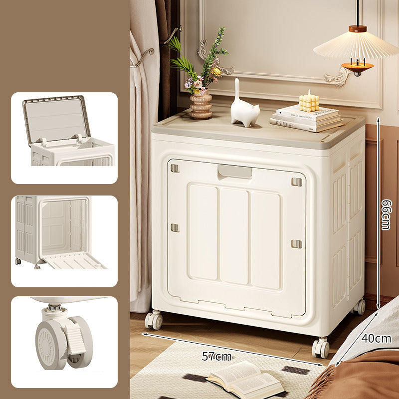 Large Foldable Storage Bin with Wheels