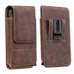 ⚡Waist Belt Cell Phone Pouch 📱 Multi-Pocket Leather Holster with Card Holder
