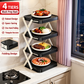 🍽️ 📦 4-Tier Bowl Storage Rack – Foldable, Stable & Maximizes Your Kitchen Space