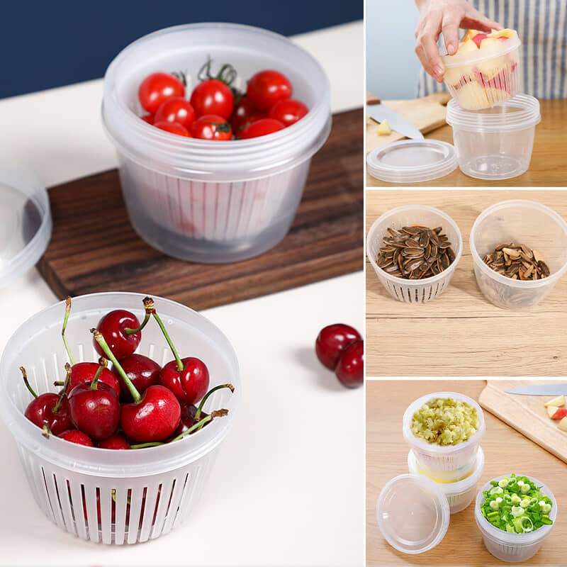 Multilayer Drain Food Preservation Box