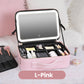 Flawless Makeup Anywhere – Portable LED Mirror Makeup Bag!✨