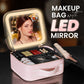 Flawless Makeup Anywhere – Portable LED Mirror Makeup Bag!✨