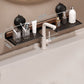💥 Walnut Suction Cup Bathroom Shelf