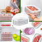 📢📢42% OFF !! ⏰3 Layer Reusable Food Storage Containers with Lid Clear Fridge Crisper