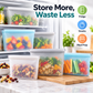 Reusable Silicone Zip Containers-Set of two (one large, one small)