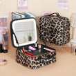 Flawless Makeup Anywhere – Portable LED Mirror Makeup Bag!✨