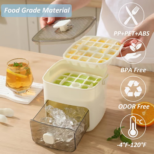 ❄️Portable Ice Maker with Lid and Storage Box🧊