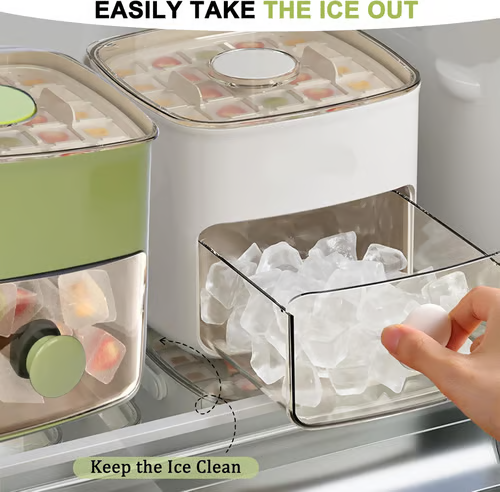 ❄️Portable Ice Maker with Lid and Storage Box🧊