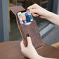 ⚡Waist Belt Cell Phone Pouch 📱 Multi-Pocket Leather Holster with Card Holder