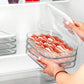 📢📢42% OFF !! ⏰3 Layer Reusable Food Storage Containers with Lid Clear Fridge Crisper
