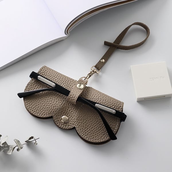 ✨HOT SALE ✨Soft Leather Sunglasses Bag👓️