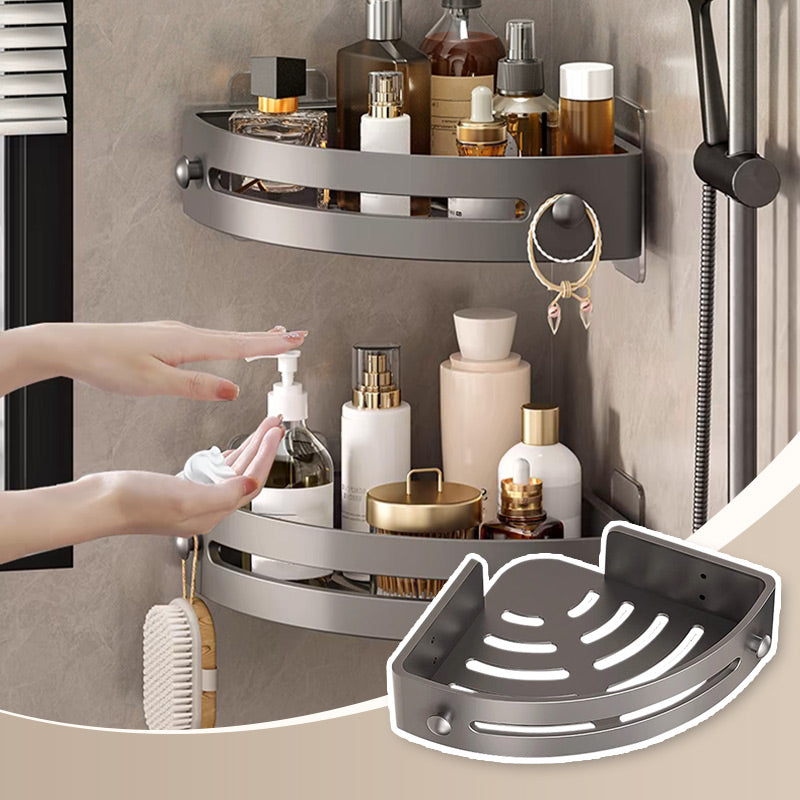 ✨Corner Shower Shelf without Drilling with Hooks