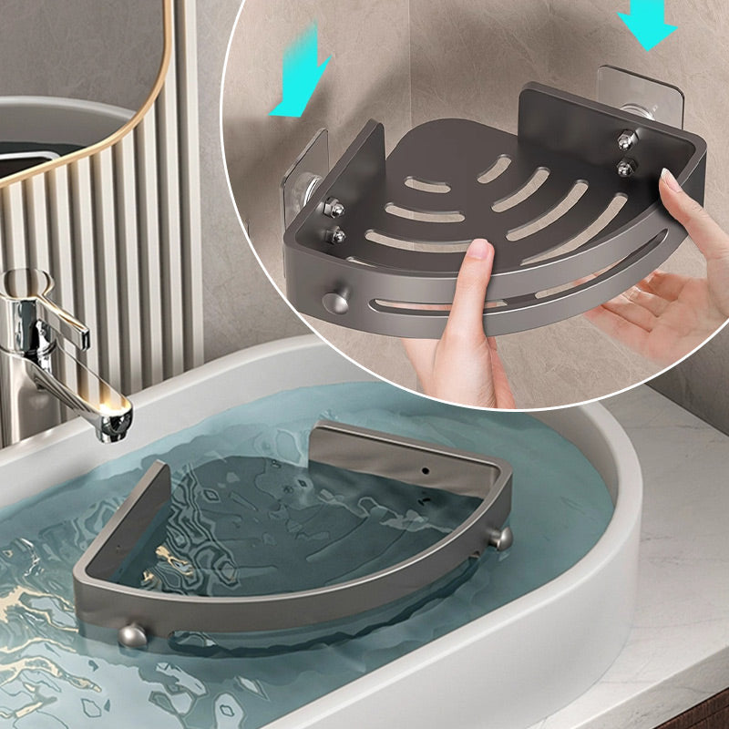 ✨Corner Shower Shelf without Drilling with Hooks