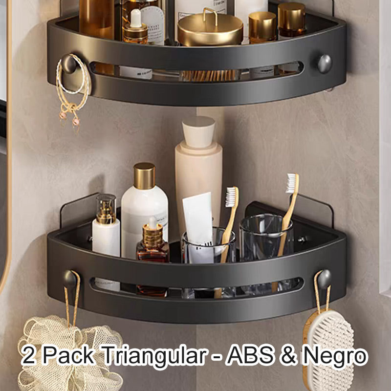 ✨Corner Shower Shelf without Drilling with Hooks
