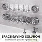 BUY 2 GET 1 FREE! 🛠️ Stylish Wall Hook Organizer – Space Saving, Rust Proof & Easy Install ✨