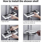 🔥Bathroom Pole Shower Storage Rack Holder