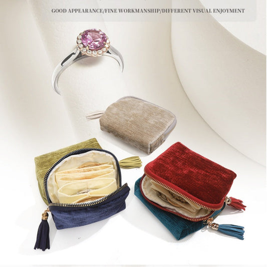 Mini Travel Jewelry Bag with Zipper