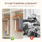 👕360° Swivel Multi-Hook Wardrobe Organizer