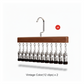 👕360° Swivel Multi-Hook Wardrobe Organizer