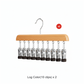 👕360° Swivel Multi-Hook Wardrobe Organizer