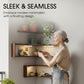 💝Rustic Wood Corner Wall Shelf