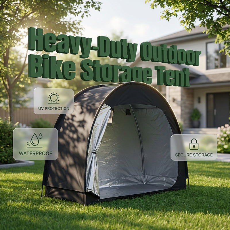 Multi-Purpose Portable Outdoor Storage Shed for Bikes⛺