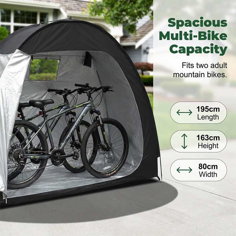 Multi-Purpose Portable Outdoor Storage Shed for Bikes⛺