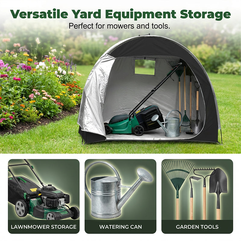 Multi-Purpose Portable Outdoor Storage Shed for Bikes⛺