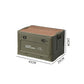 🔥Collapsible Camping Storage Box with Wooden Lid