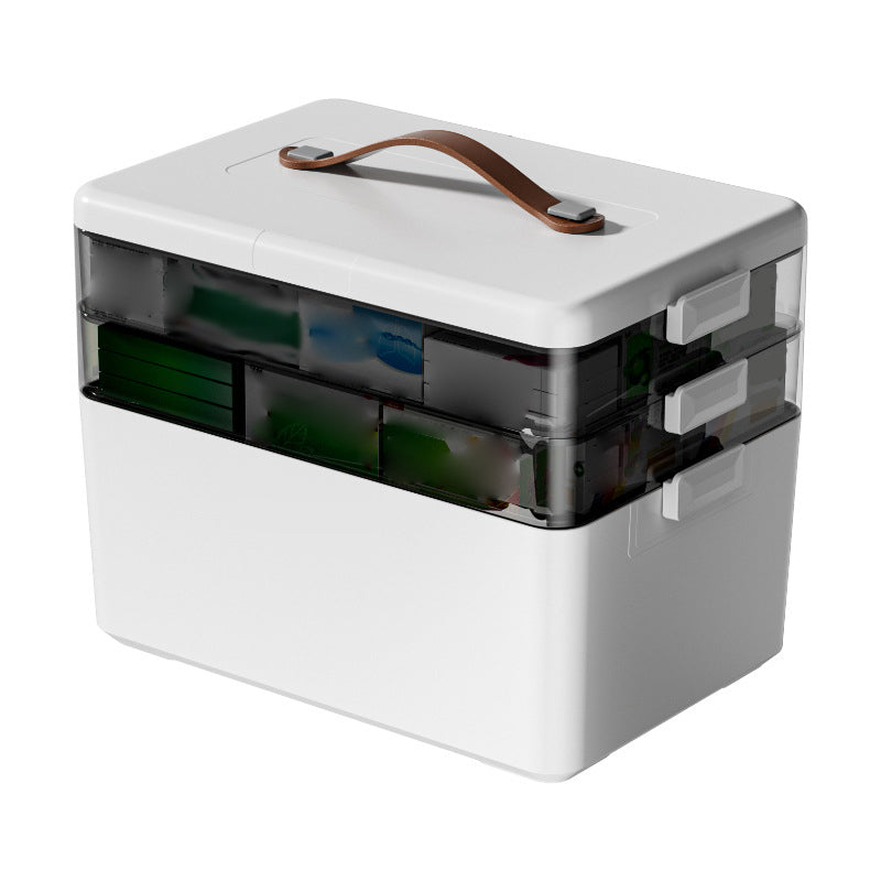 Large Capacity Multi-Layer Medicine Organizer – 7 compartments & secure snap lids – Ideal for vitamins, pills or daily meds – portable and easy to use 🧳✨