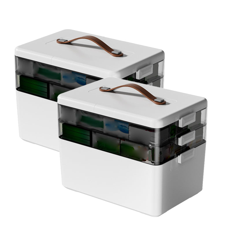 Large Capacity Multi-Layer Medicine Organizer – 7 compartments & secure snap lids – Ideal for vitamins, pills or daily meds – portable and easy to use 🧳✨
