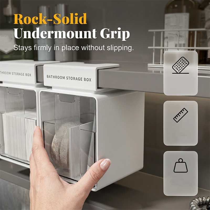 Under Cabinet Mirror Storage Box