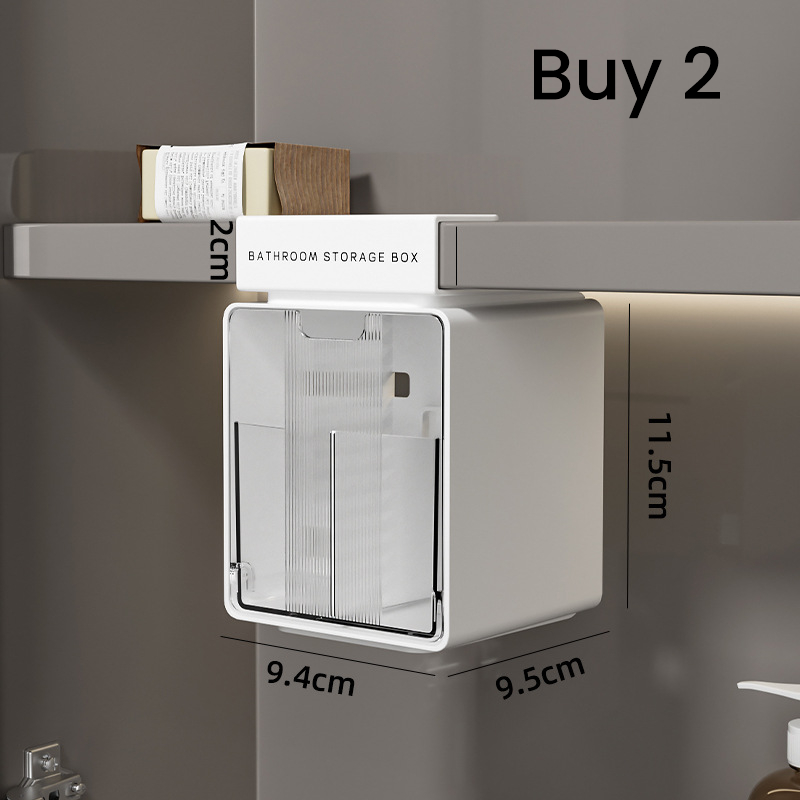 Under Cabinet Mirror Storage Box