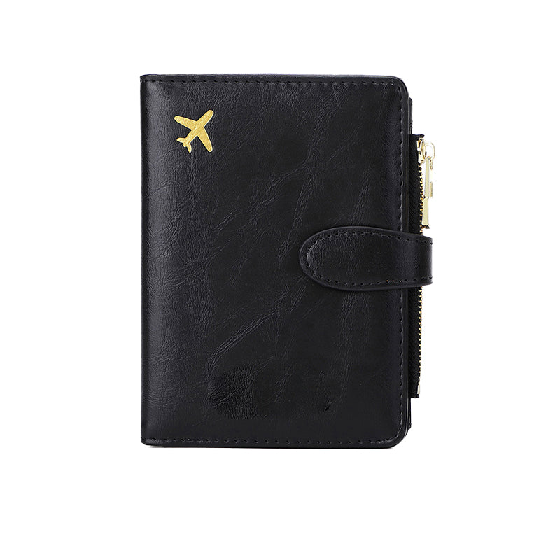 Multi-functional RFID Blocking Travel Passport Wallet