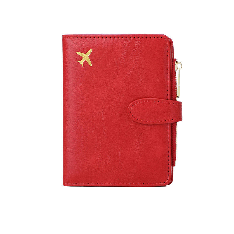 Multi-functional RFID Blocking Travel Passport Wallet