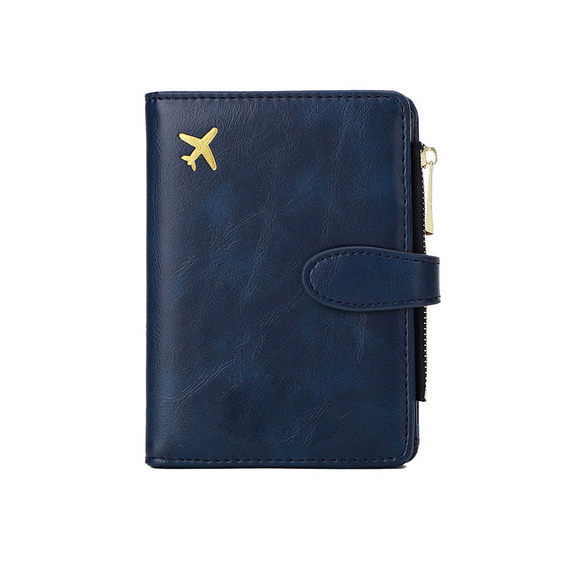 Multi-functional RFID Blocking Travel Passport Wallet