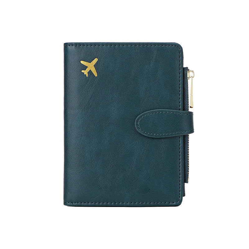 Multi-functional RFID Blocking Travel Passport Wallet