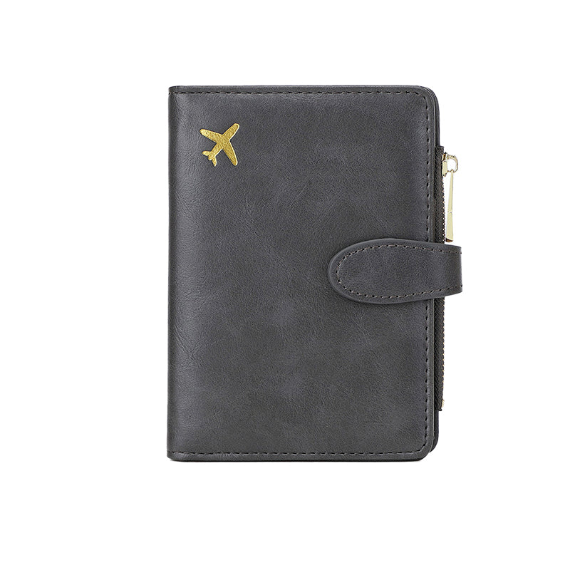 Multi-functional RFID Blocking Travel Passport Wallet