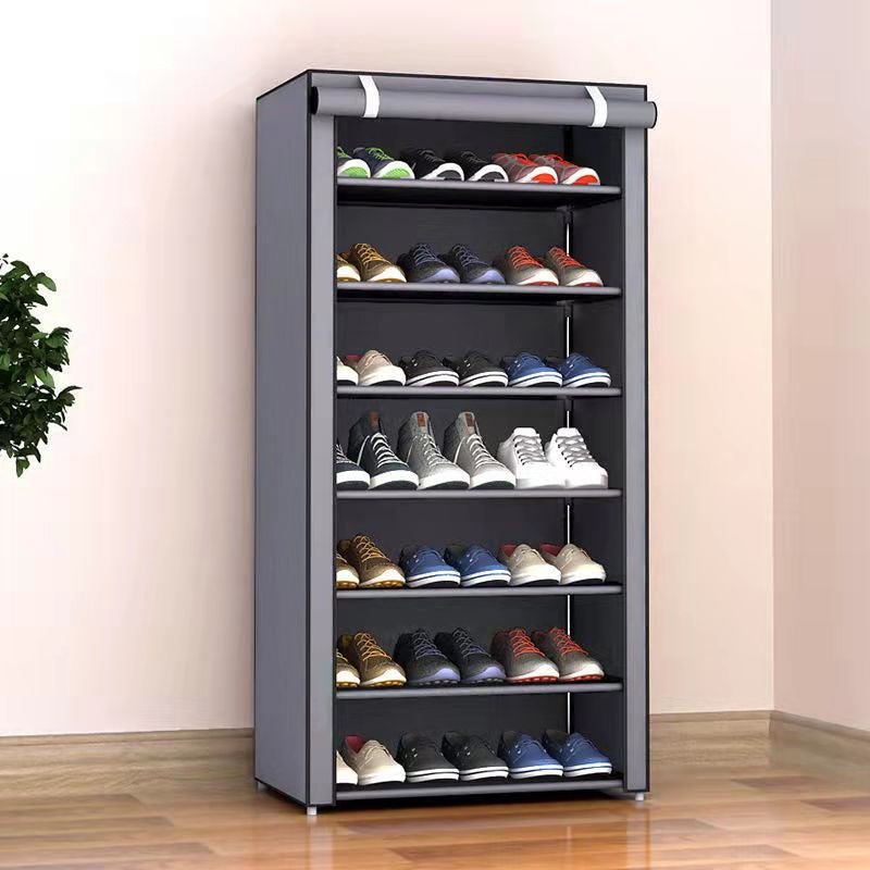 Multi-Layer Dust-Proof Shoe Rack with Cover