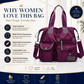 Waterproof Tote Bag – 3-Way Carry & Spacious Organization