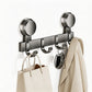 🚪📌 Suction Cup Over Door Hook Rack – Tool-Free Install, Strong Hold, No Drilling & Clutter-Free Entryway ✨