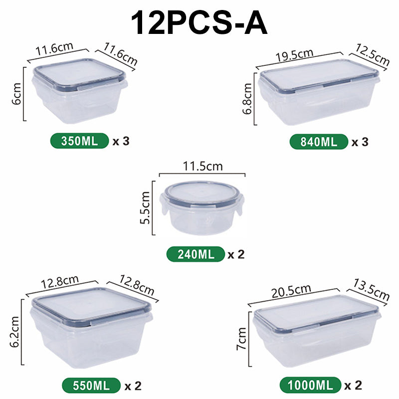 Multi-Size Food Storage Container Set