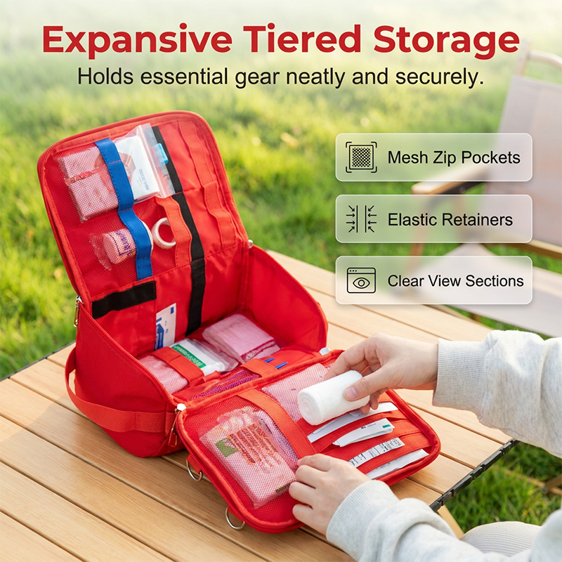 Oxford Cloth Emergency Medical Organizer Bag