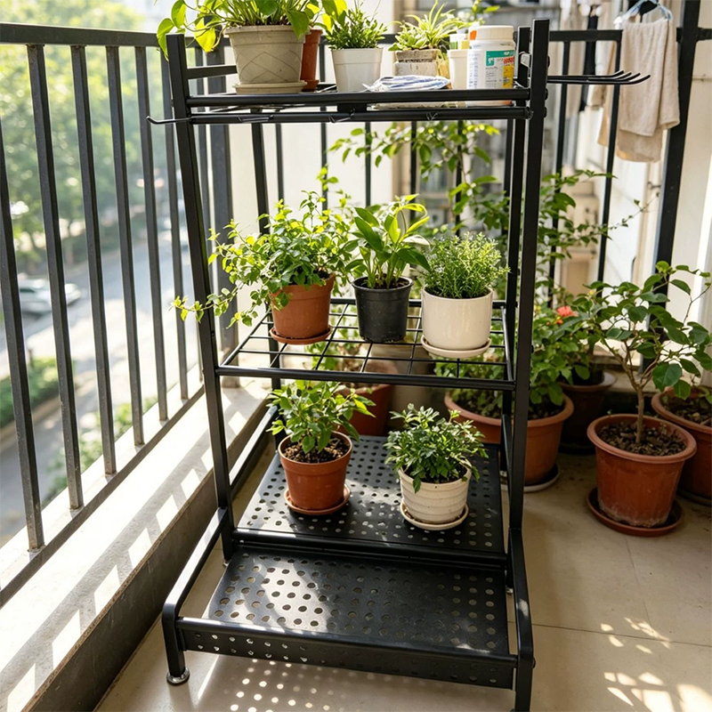 Space-Saving Tool Organizer Rack
