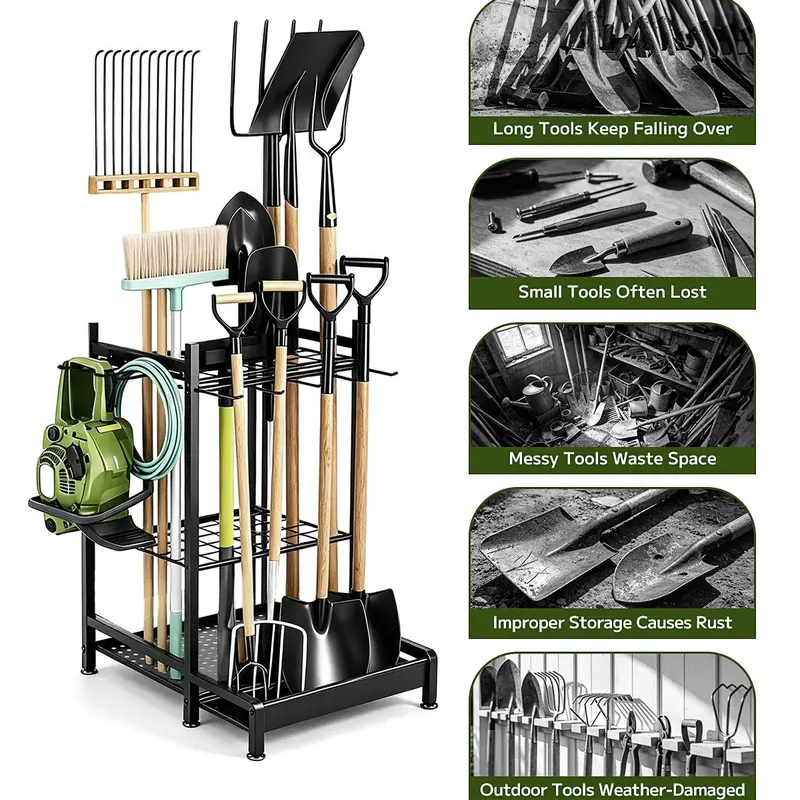 Space-Saving Tool Organizer Rack