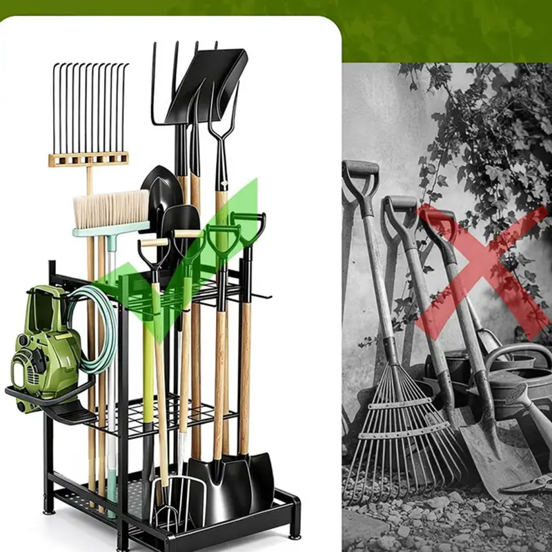 Space-Saving Tool Organizer Rack